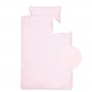 Housse de lit rose